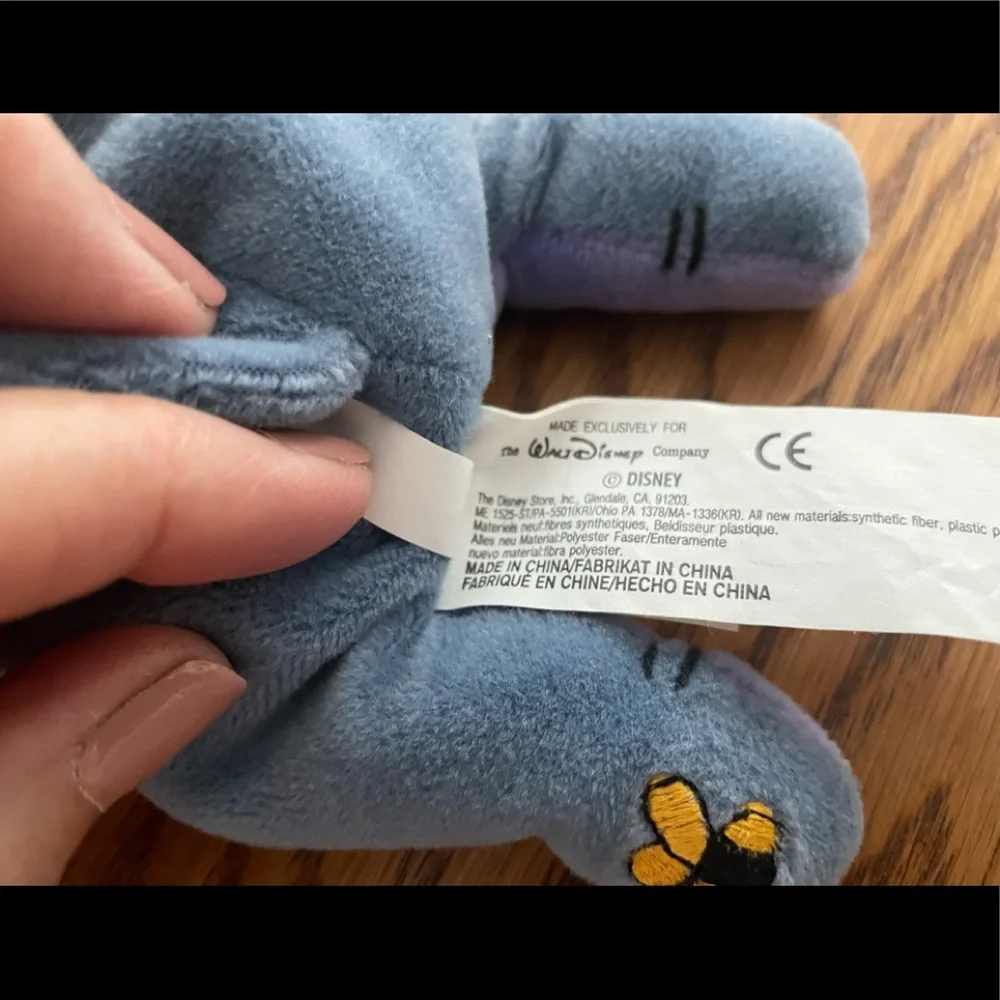 VINTAGE Disney Store Eeyore Plush Doll 11 inches